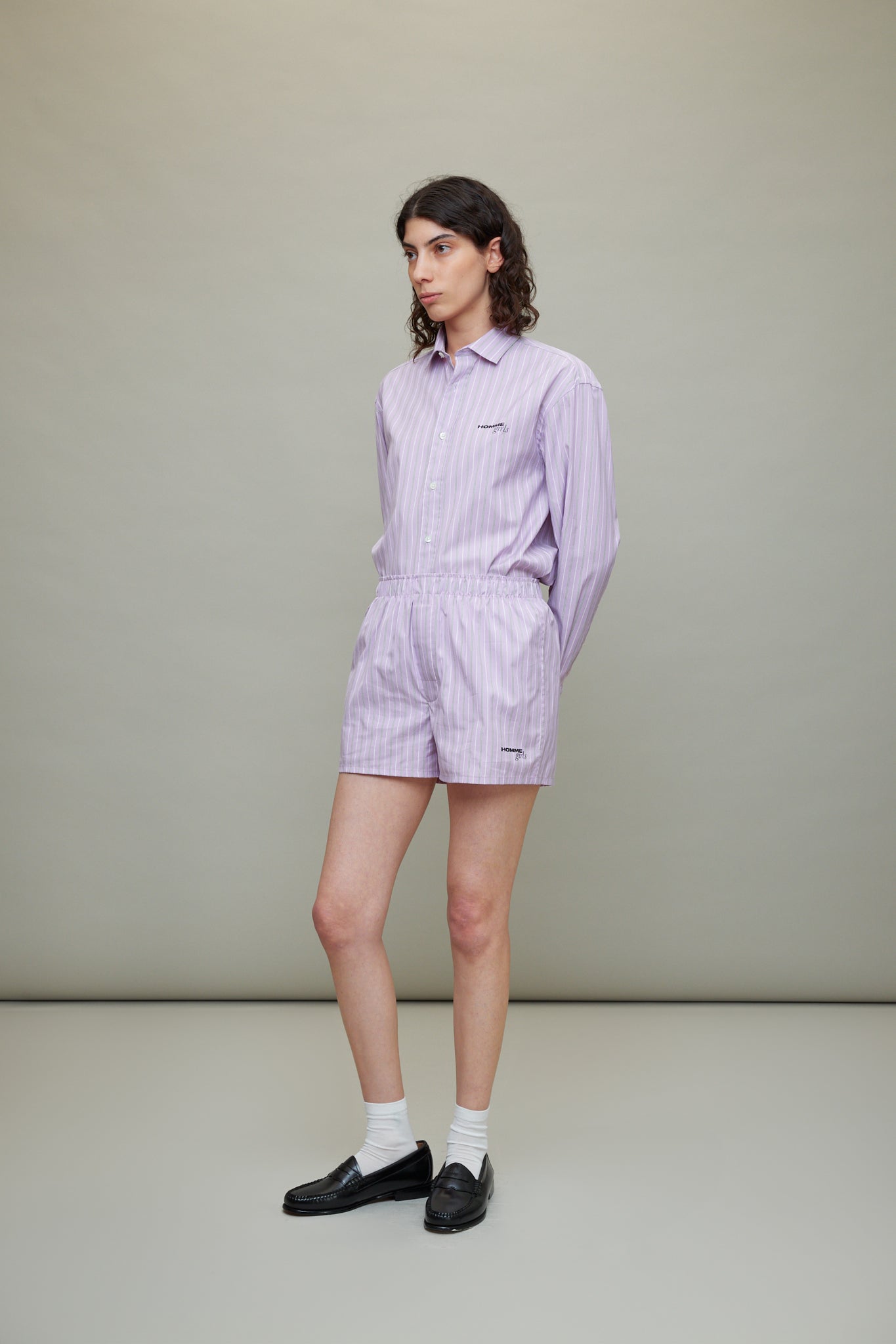 Boxer No.2 in Lavender Stripe