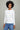 Giselle Waffle Top in Natural White