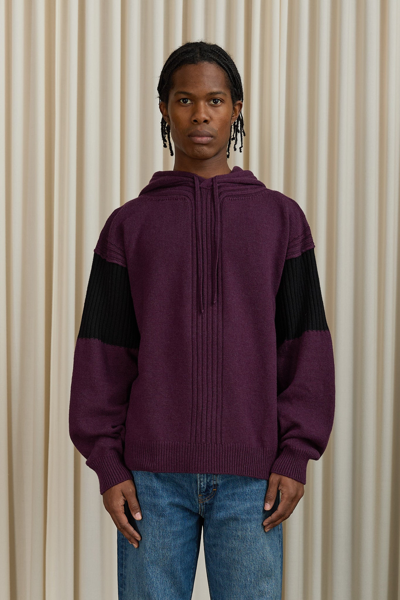 Leif Hoodie in Purple