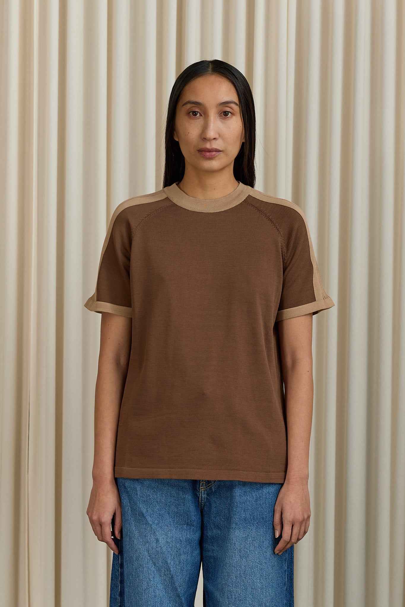 Yorn Top in Brown