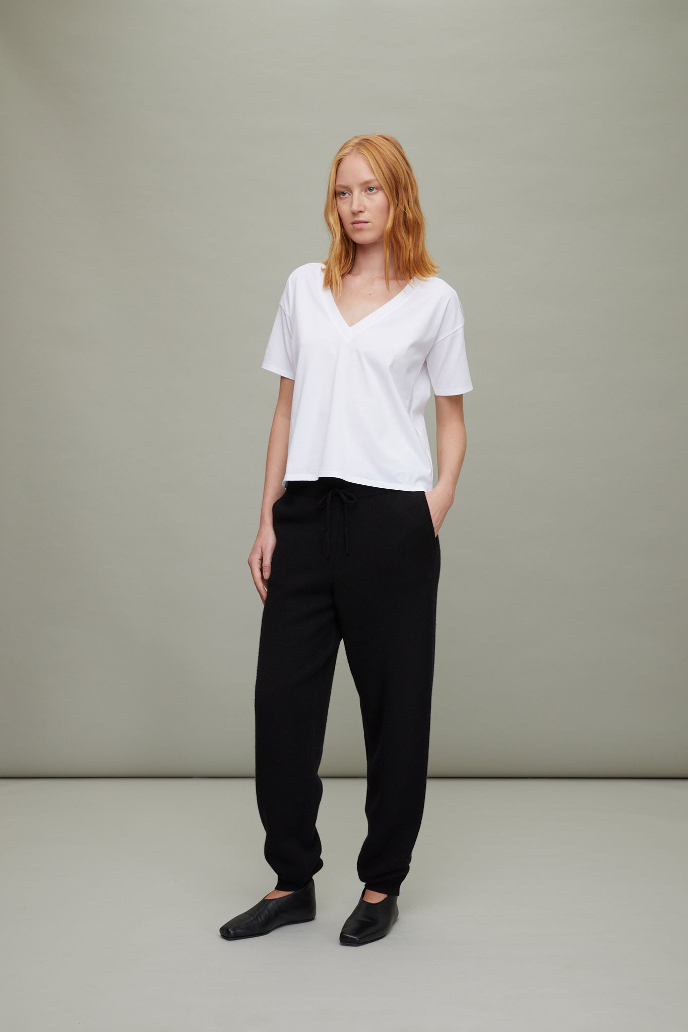 Hespero Cashmere Pant in Black