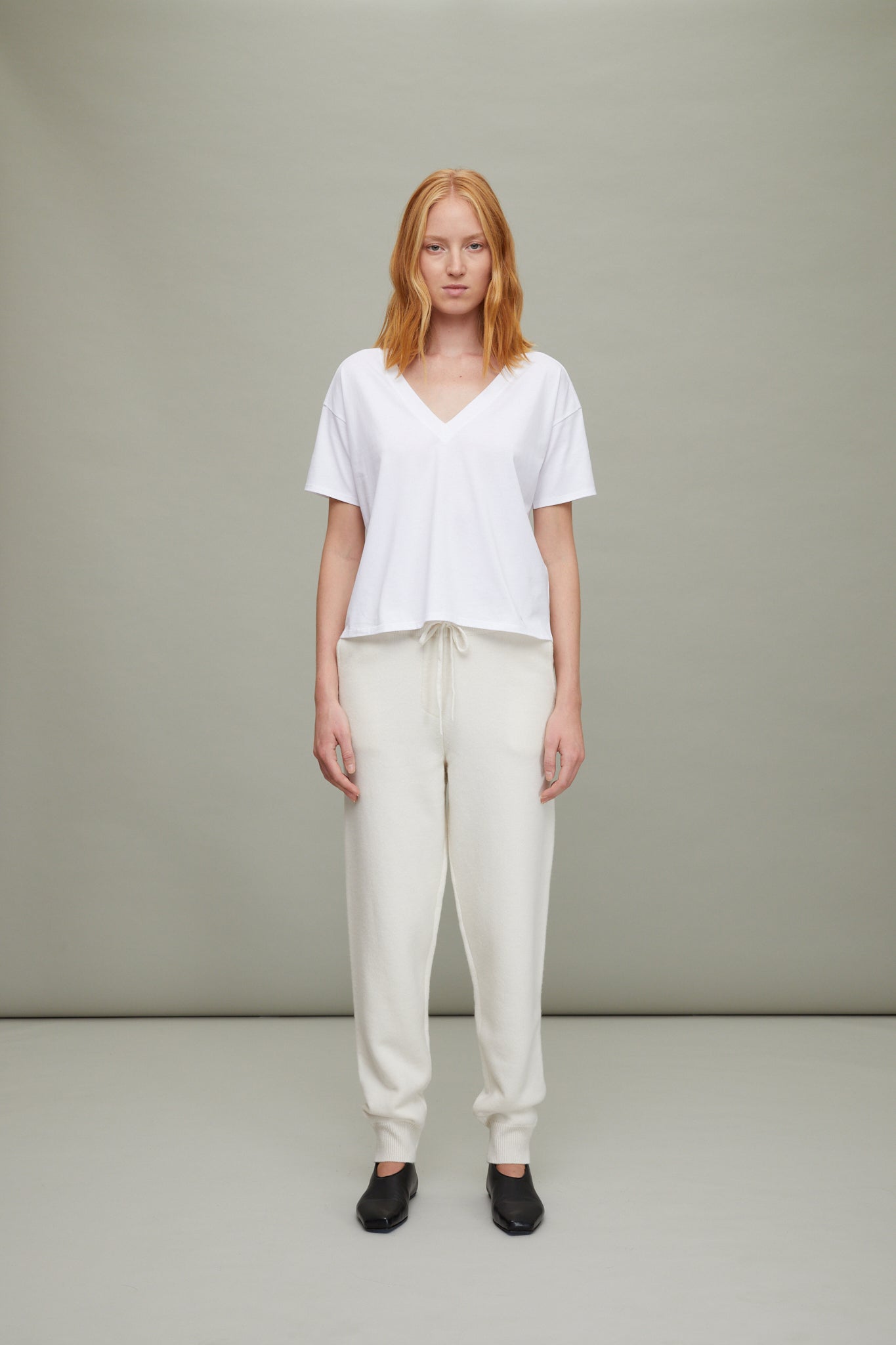 Hespero Cashmere Pant in Ivory