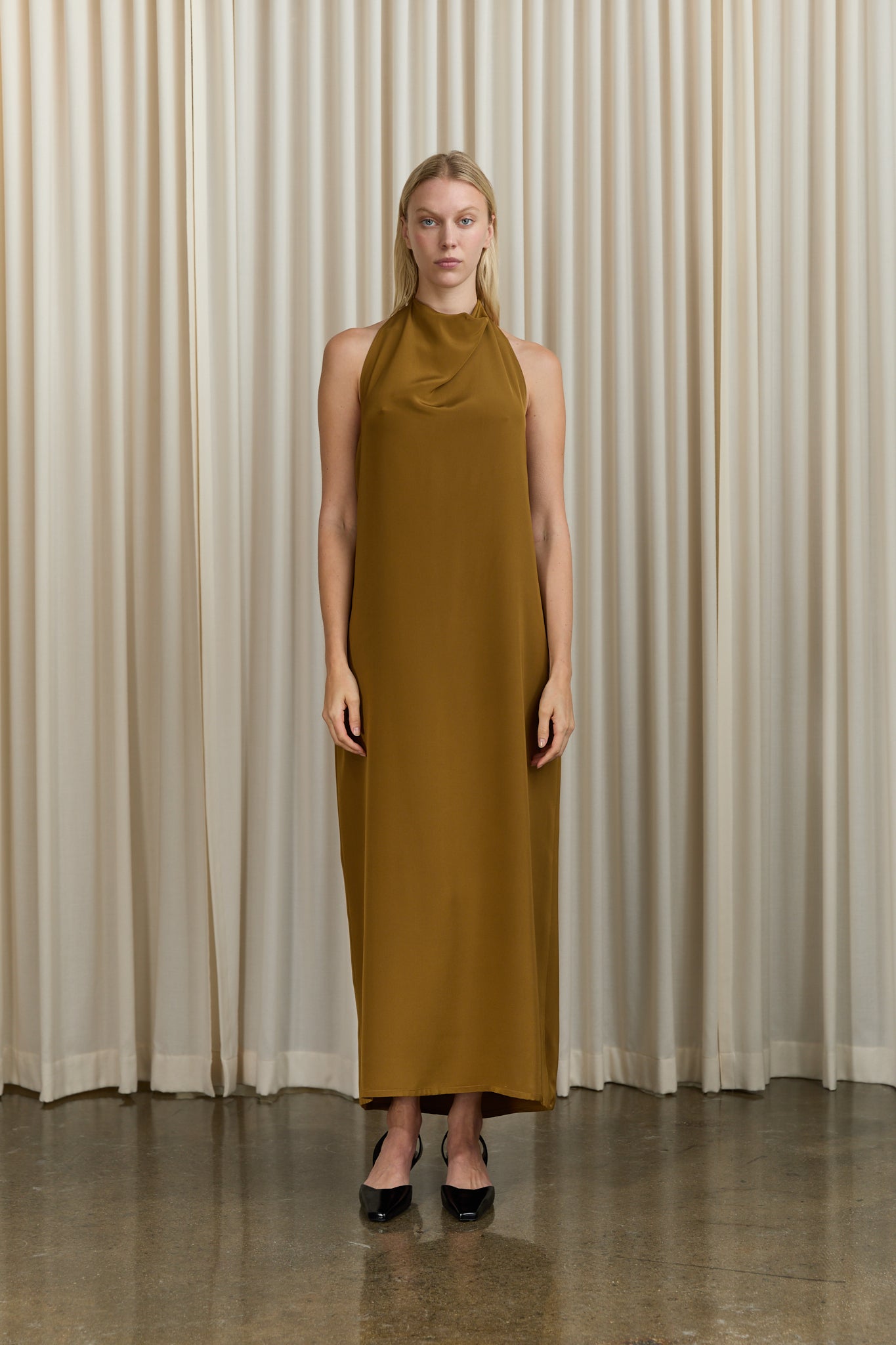 Francoise Dress in Brown