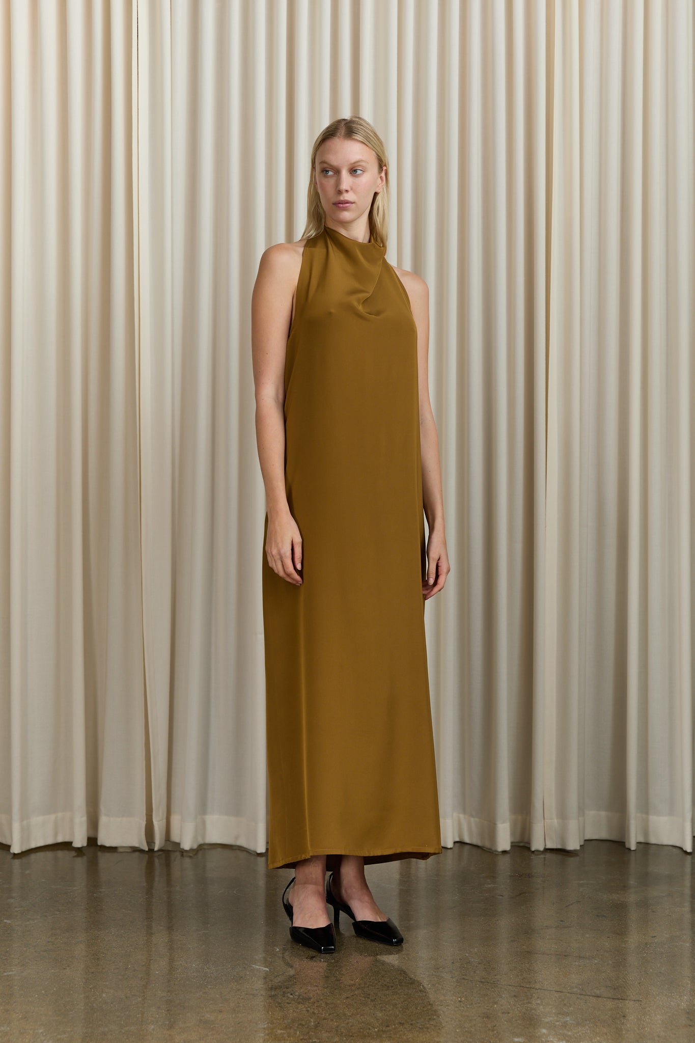 Francoise Dress in Brown