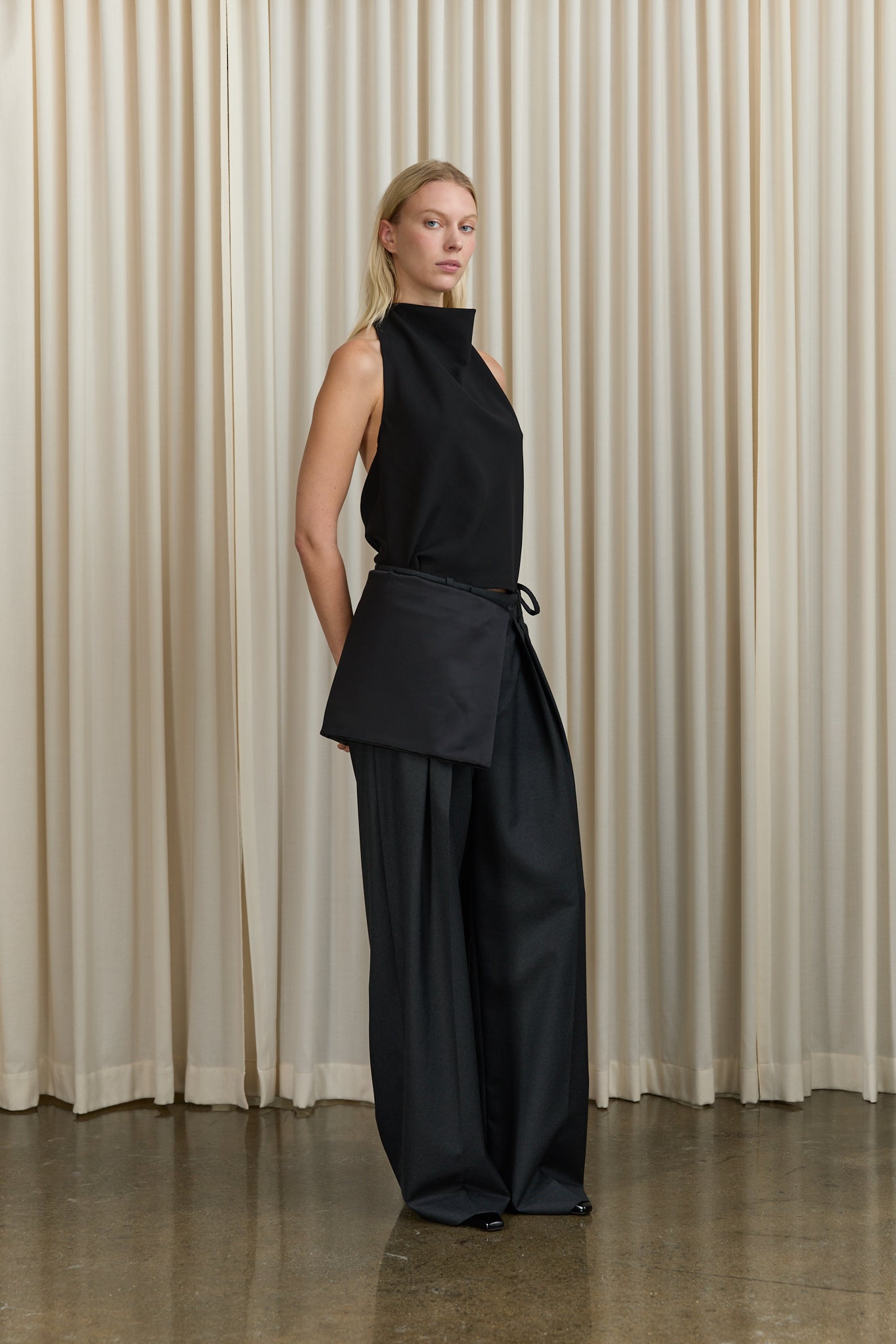 Irini Belt Bag in Black