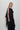 Macha Double Fringes Wrap Scarf in Black
