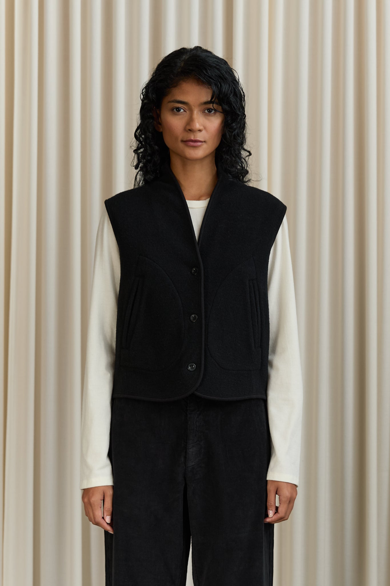 Zoe Gilet in Black