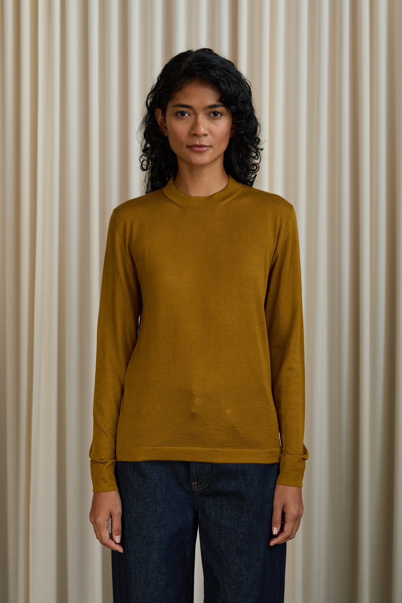 Marcel Crewneck Sweater in Brown