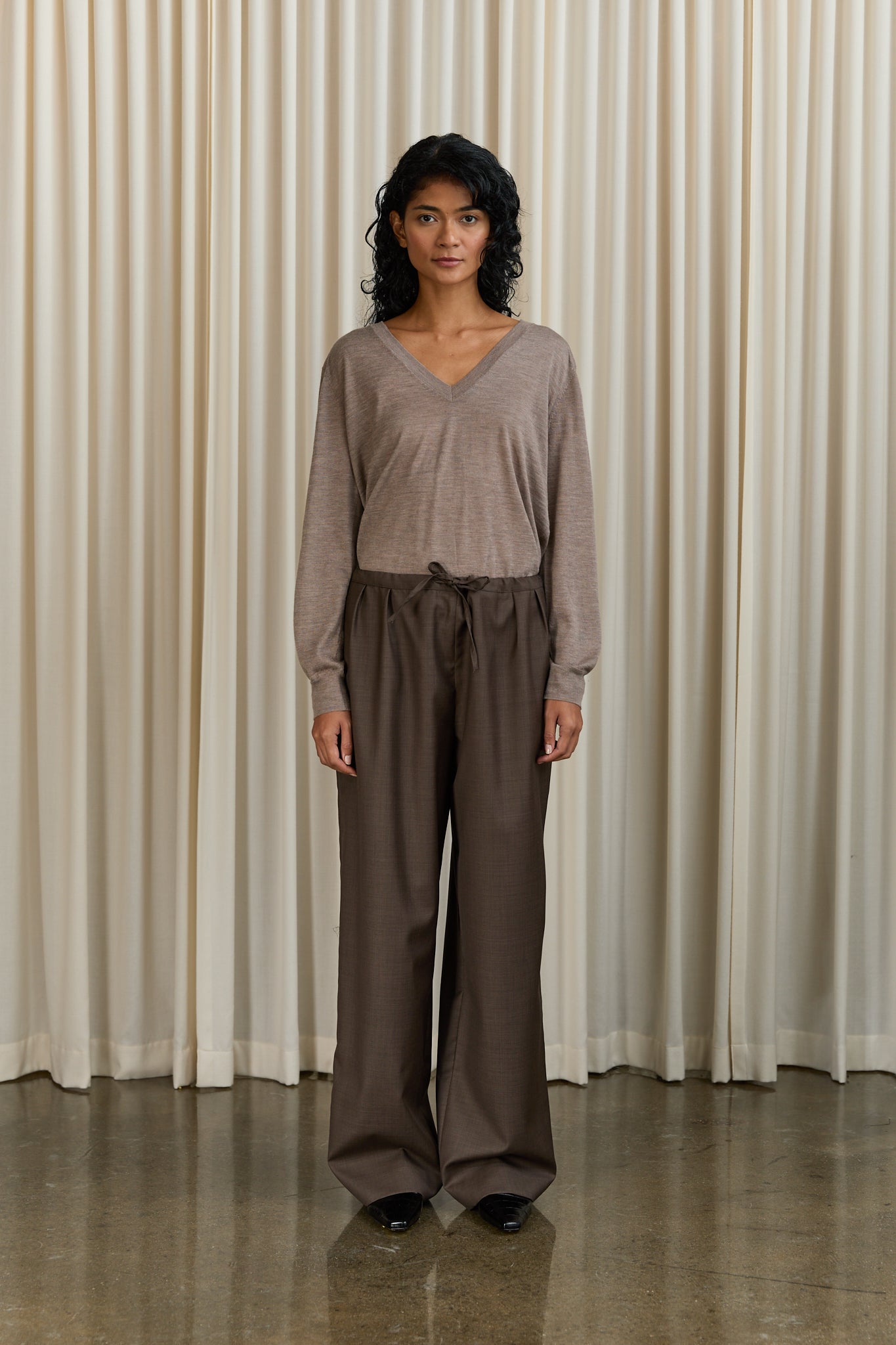 Cove Wide Pants in Brown