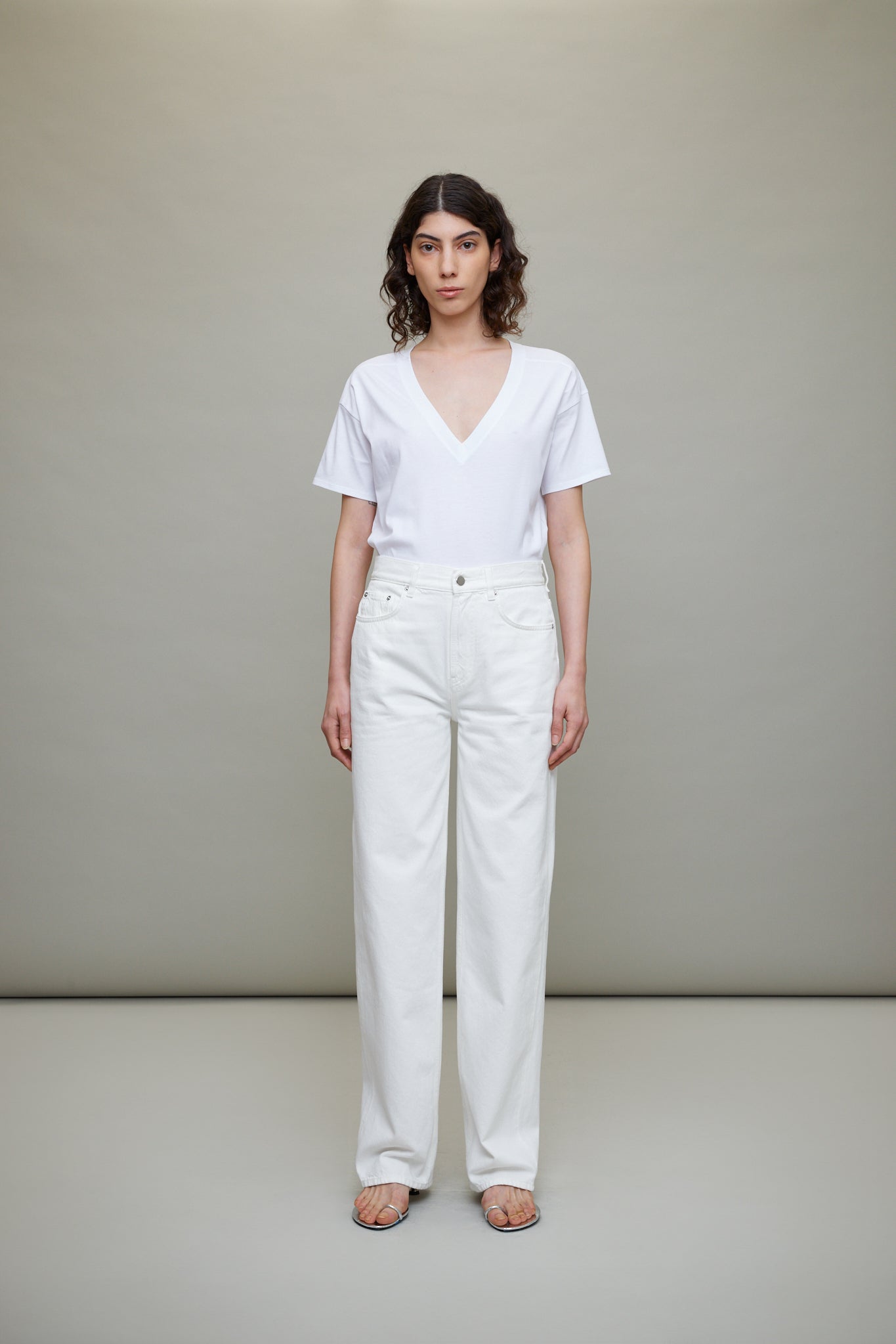 Samur Denim Pant in Ivory