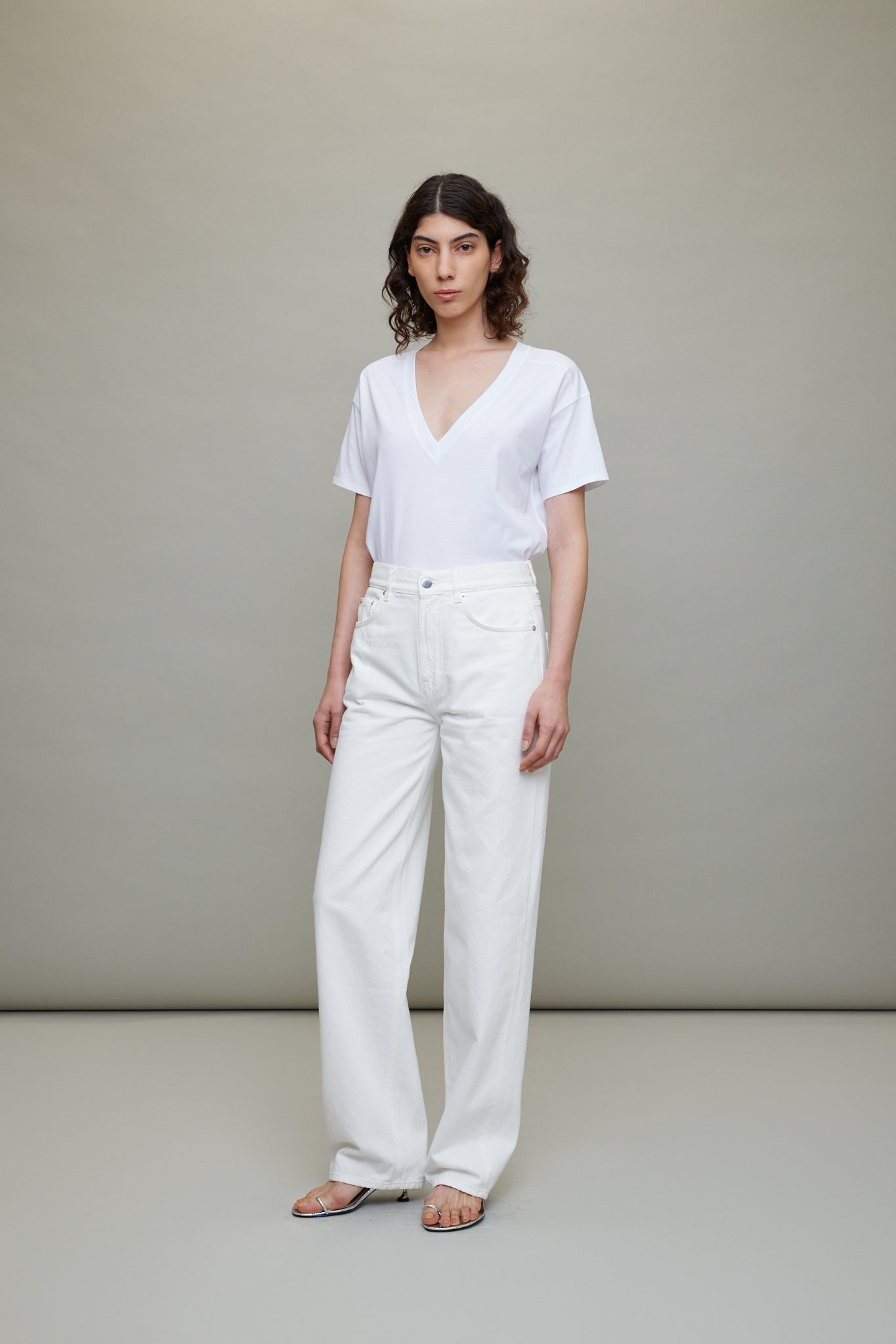 Samur Denim Pant in Ivory