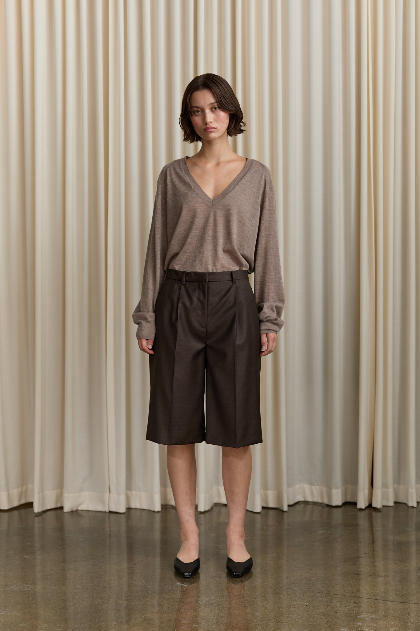 Adler Knee Length Bermudas in Brown