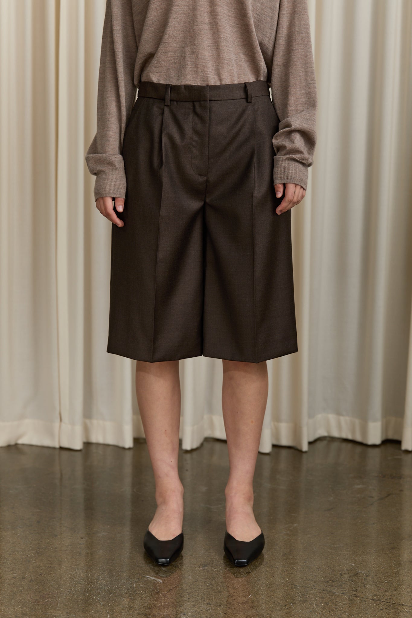 Adler Knee Length Bermudas in Brown