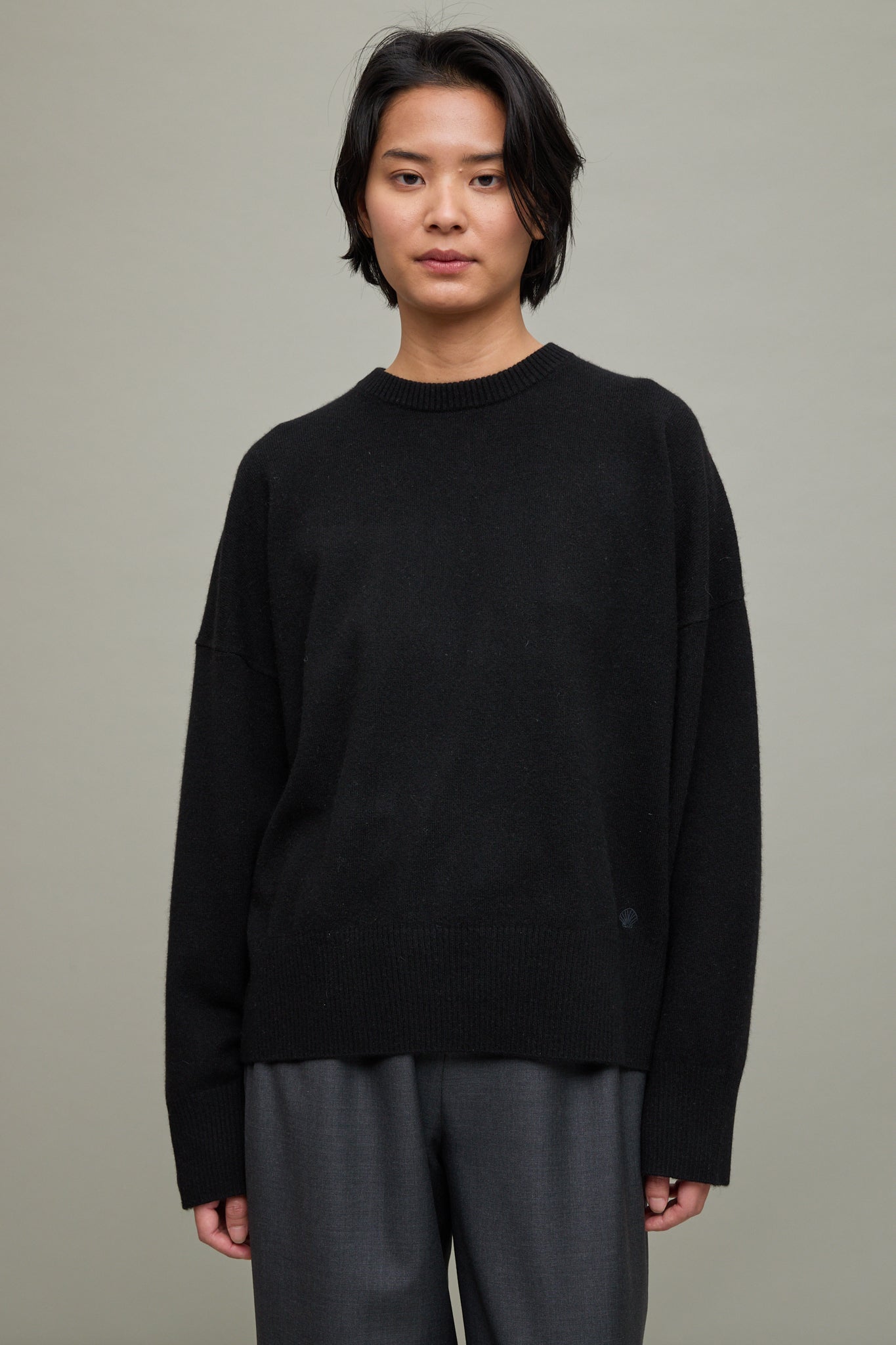 Anaa Cashmere Sweater in Black