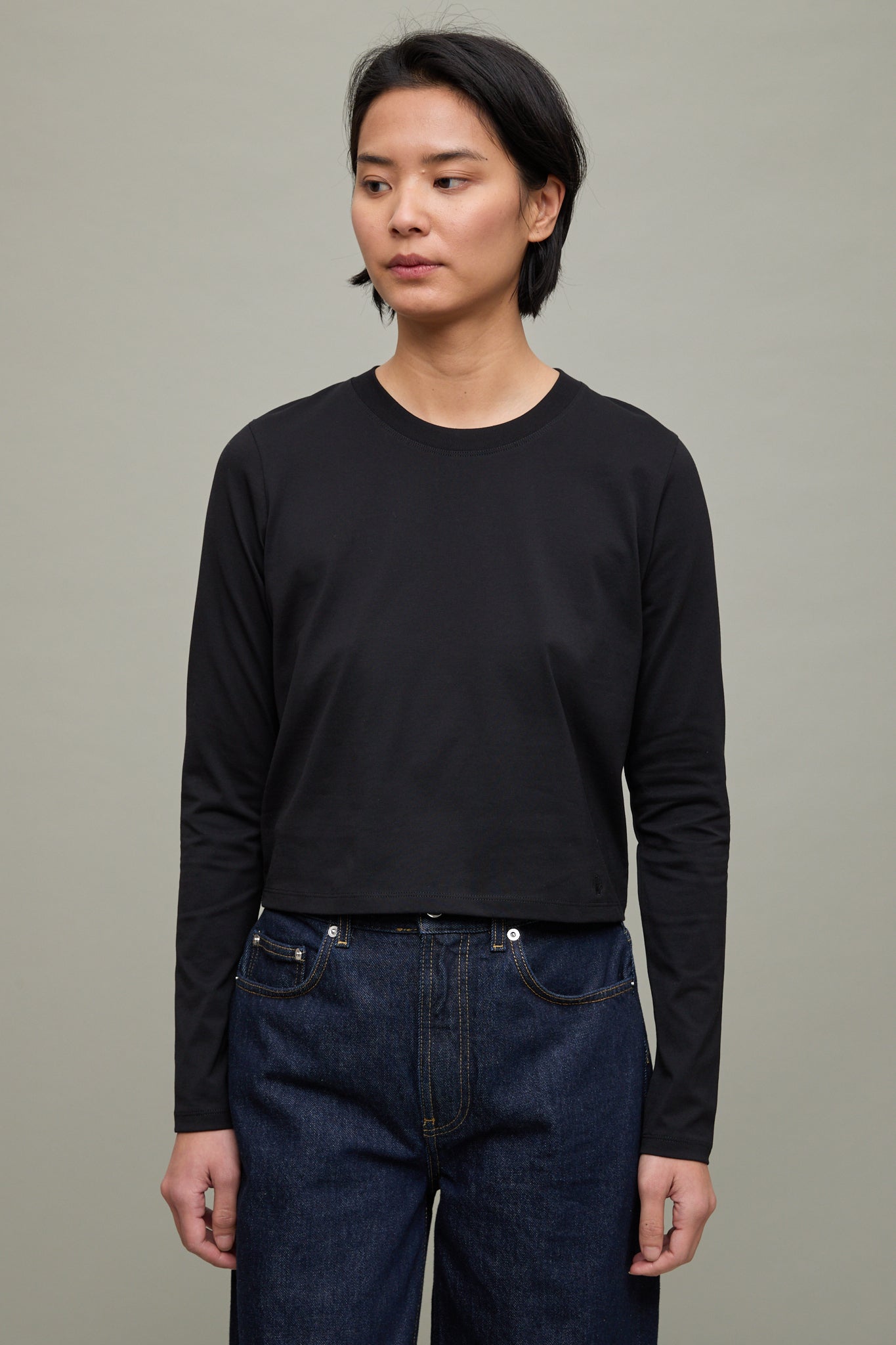 Masal Long Sleeve T-Shirt in Black