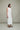 Minga Fitted Midi Dress in Off-White