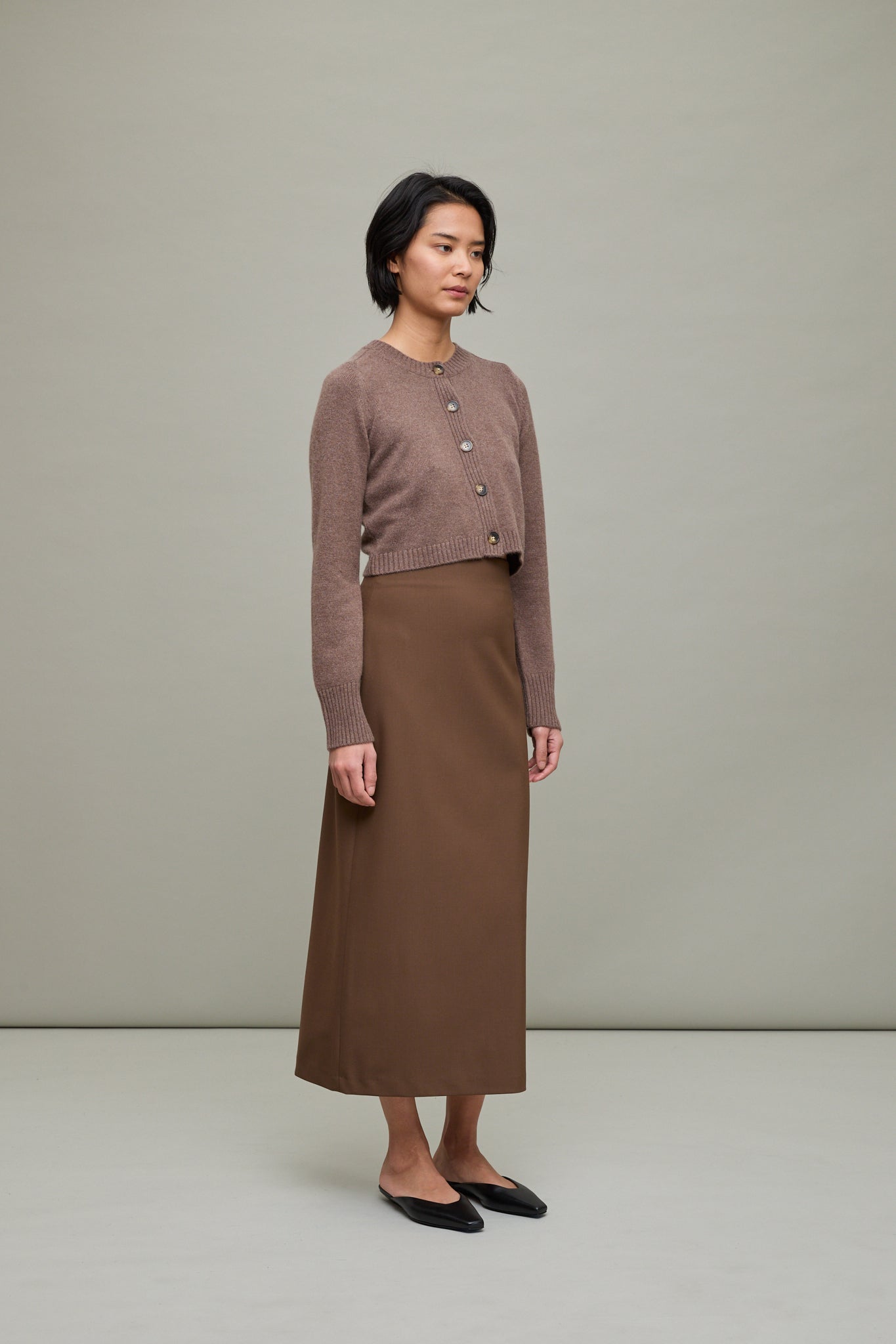 Samos Skirt in Brown