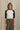 Baseball Cropped Knitted Tee in Brown