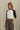 Baseball Cropped Knitted Tee in Brown