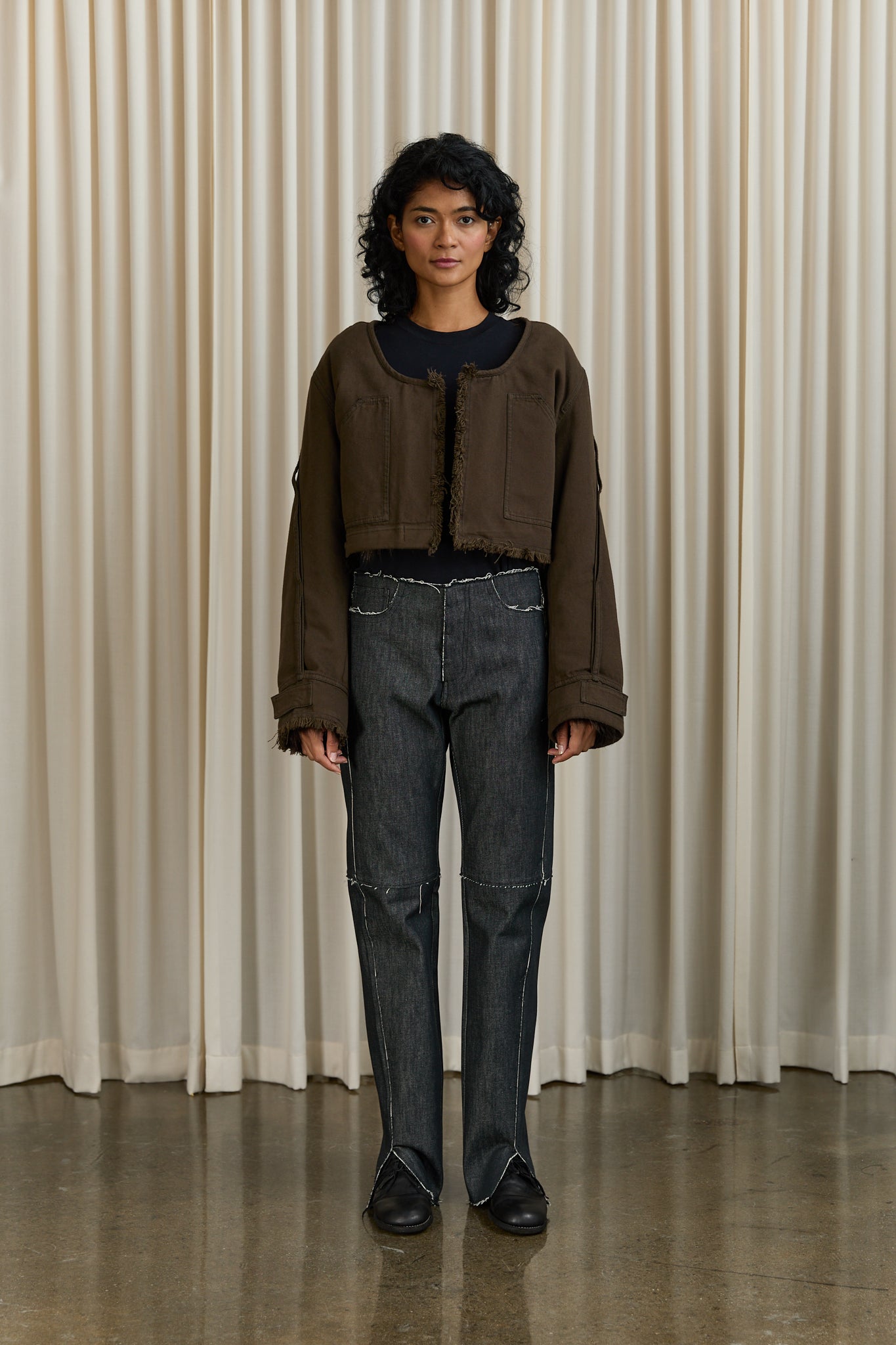 Teknival Reversible Little Fur in Brown