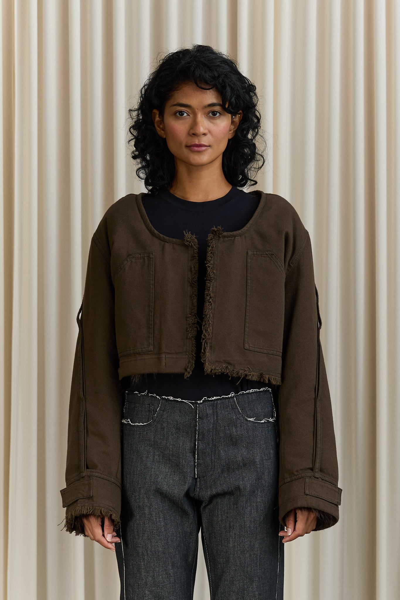Teknival Reversible Little Fur in Brown