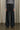 Bias Cut Trouser in Black