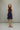 Mid Rise Single Pleat Short in Midnight Navy