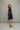 Mid Rise Single Pleat Short in Midnight Navy