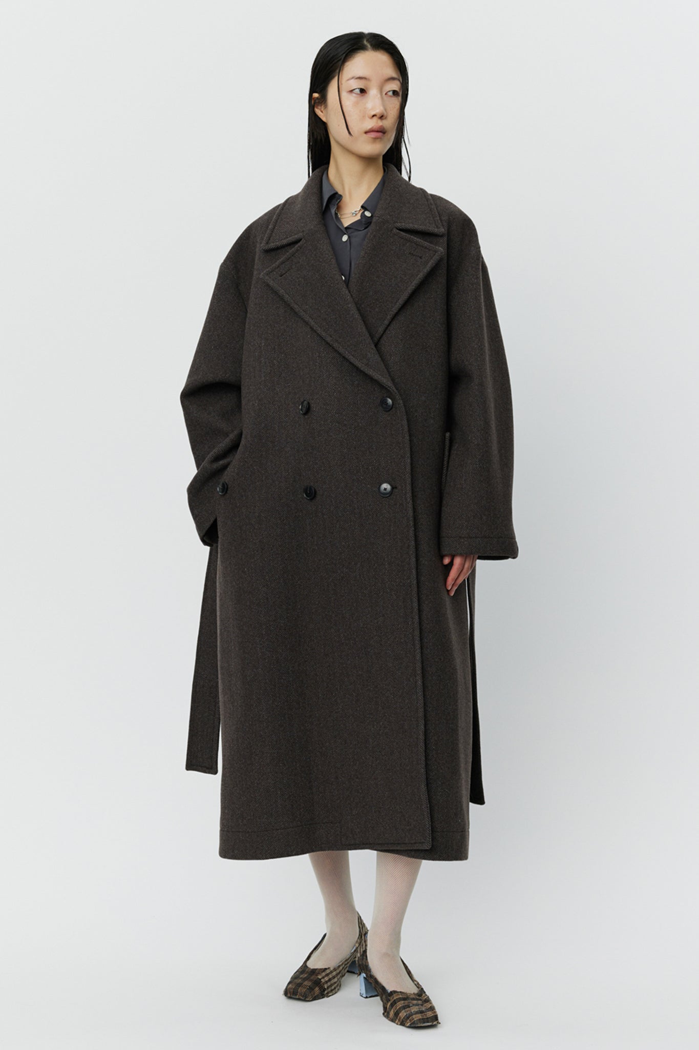 Auditor Coat in Brown
