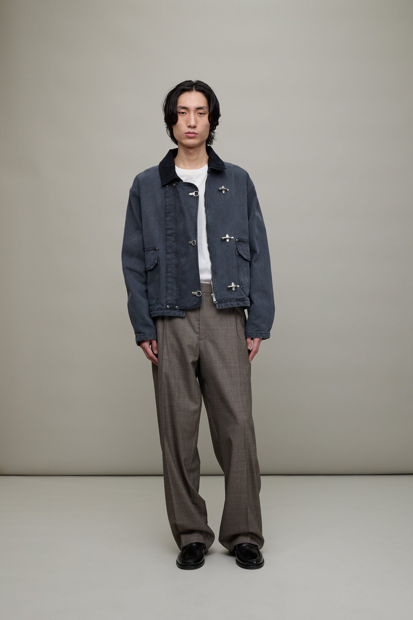 Clasp Jacket in Black