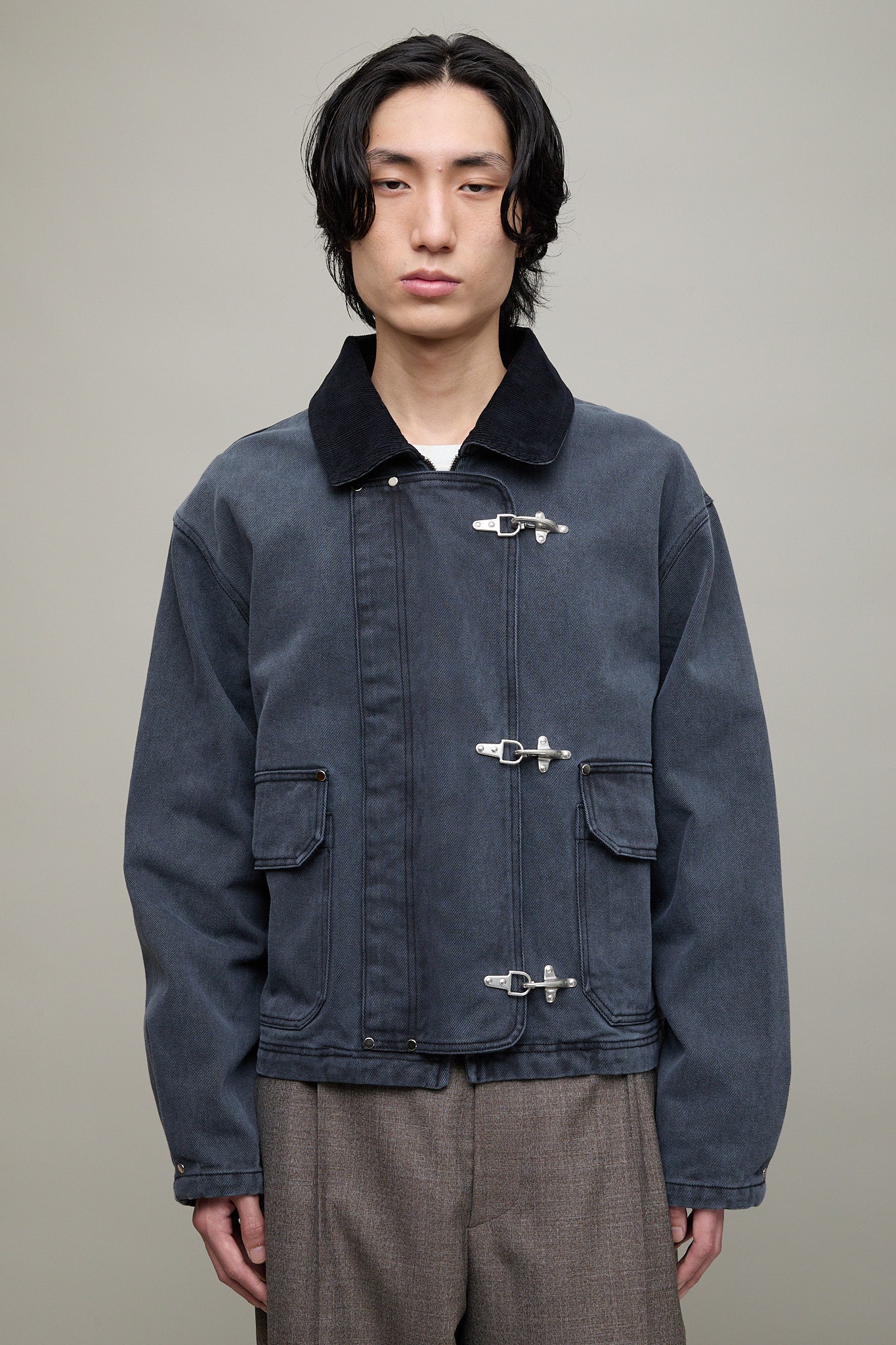 Clasp Jacket in Black