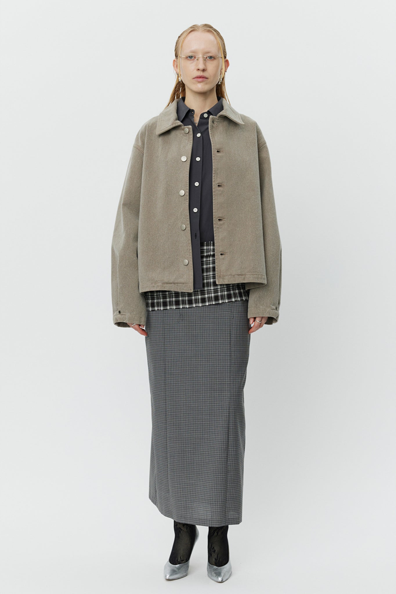 Painters Jacket in Beige