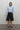 Agosto Linen Cotton Bermuda Shorts in Black