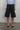 Agosto Linen Cotton Bermuda Shorts in Black