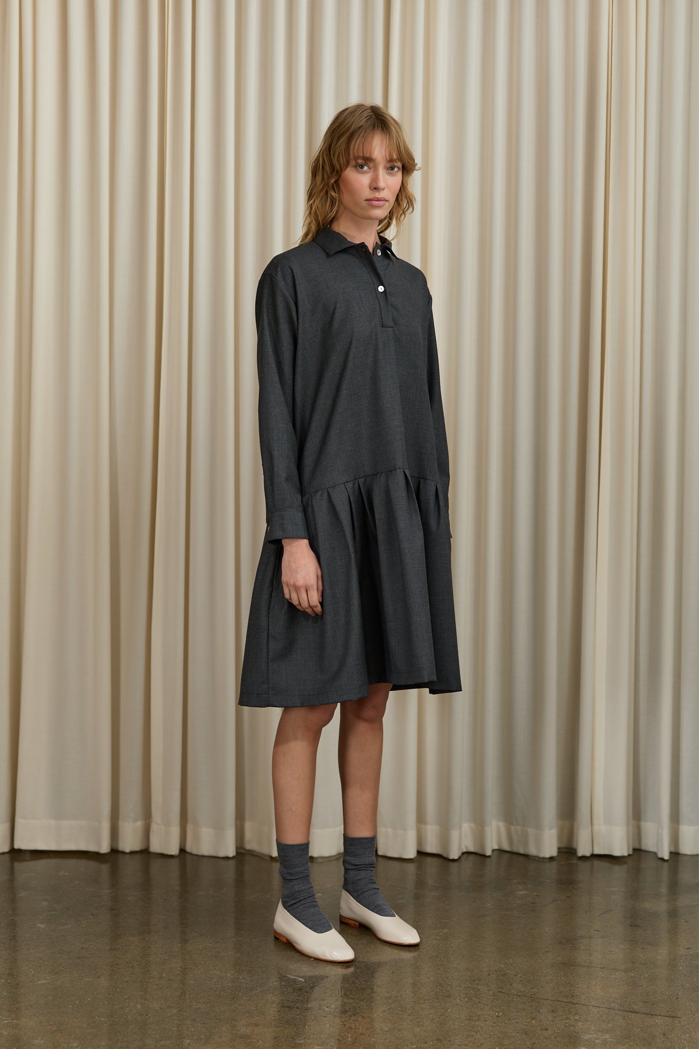 Tino Dress in Grey