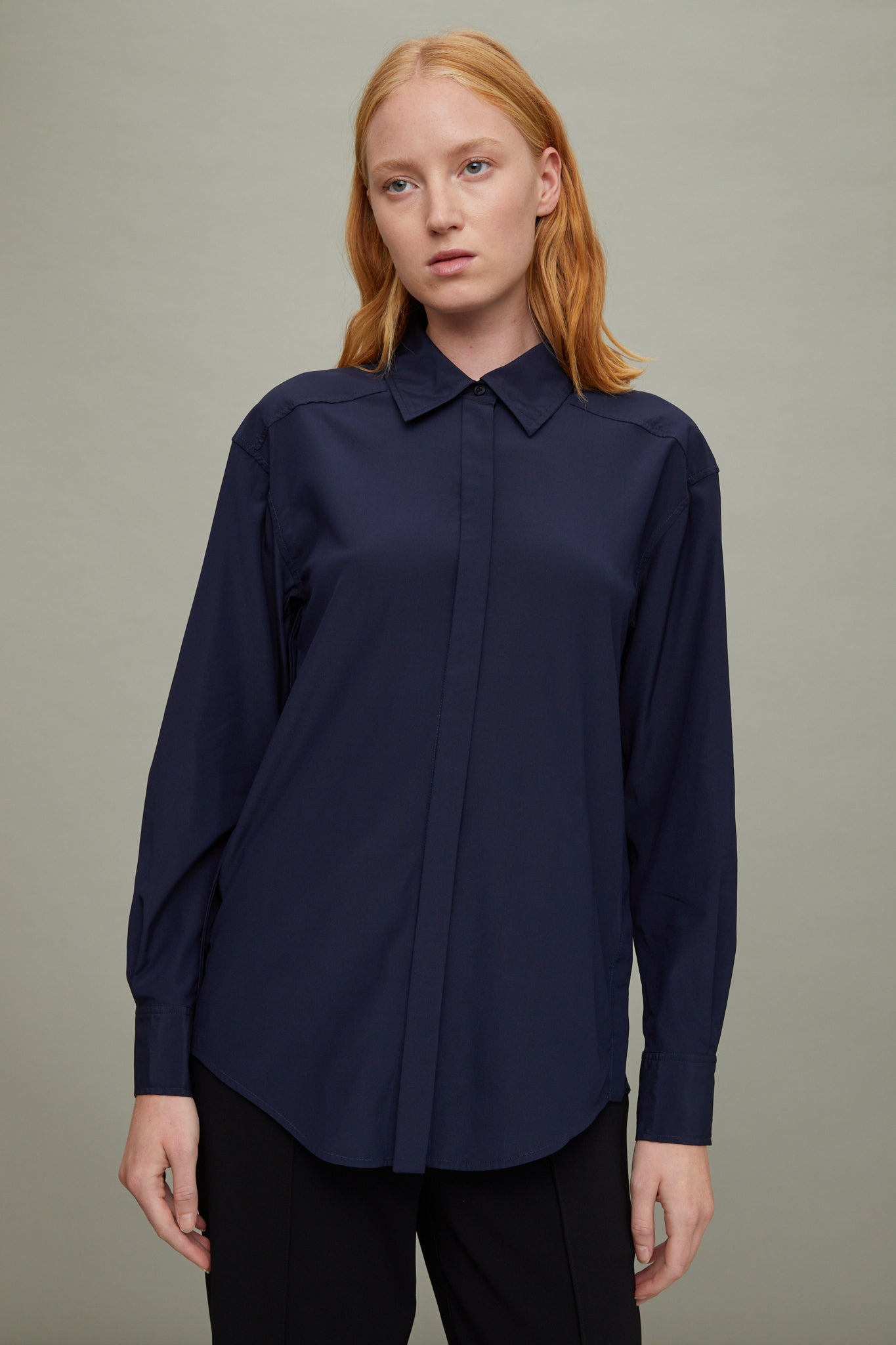 Demi Blouse in Stretch Silk Viscose