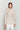 Organic Cotton Standard Shirt in Off-White/Brown Stripes