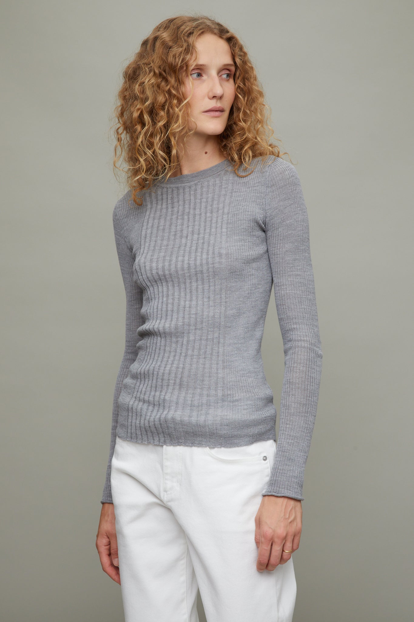 Cassidy Sweater in Superfine Merino Silk