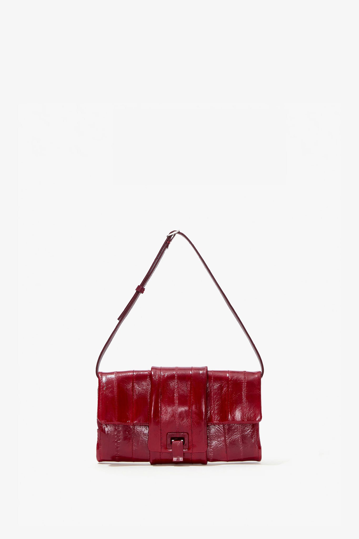 Flip Shoulder Bag in Eel