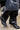 Tee Knee High Boots in Black