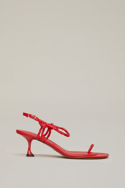 Tee Toe Ring Sandals in Red – L'ENSEMBLE