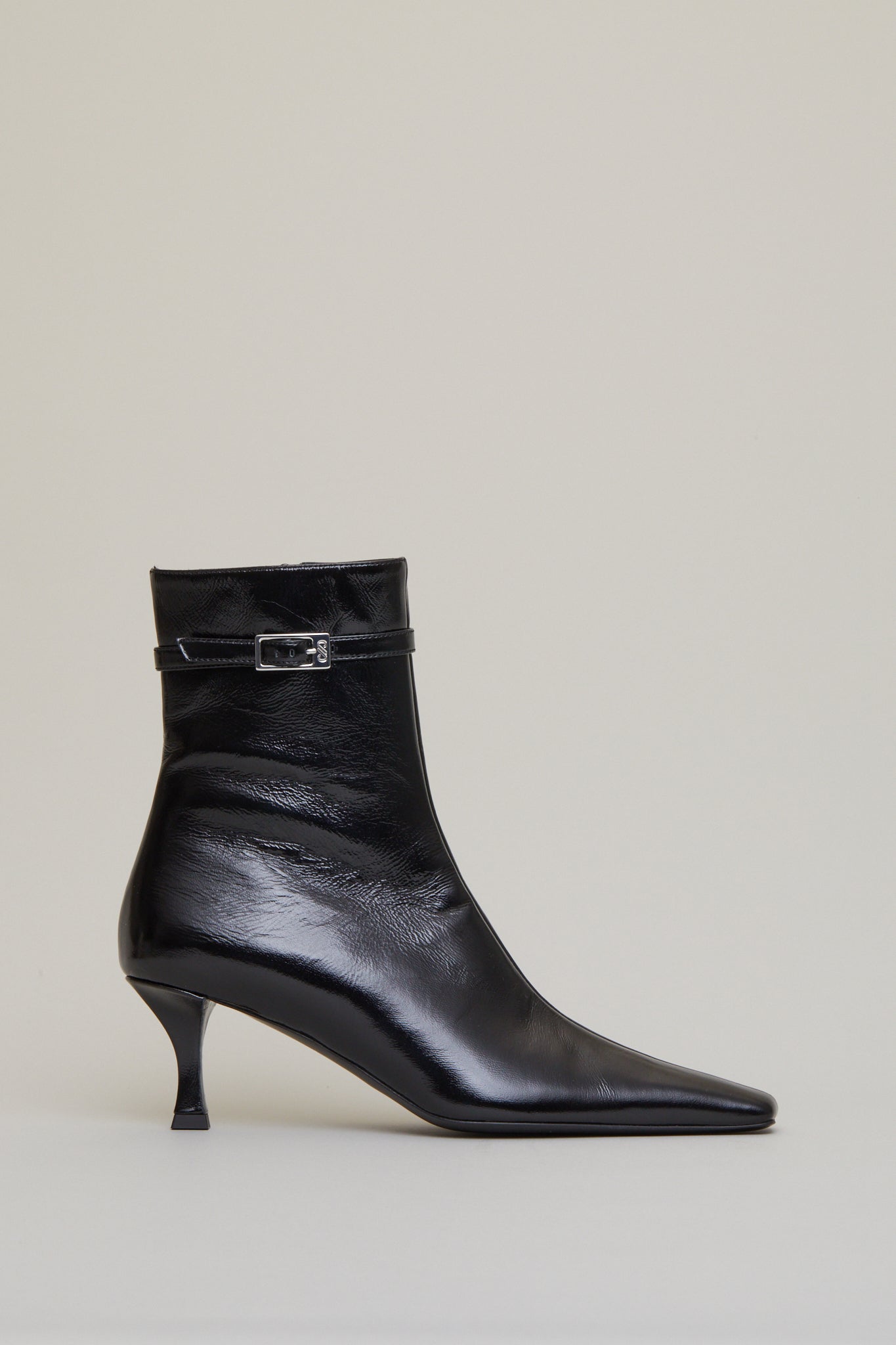 Trap Ankle Boots in Black