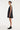 Sculptural Cape Dress in Black