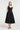 Twisted Shoulder Dress in Black
