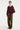 V-Neck Knitted Jumper in Burgundy
