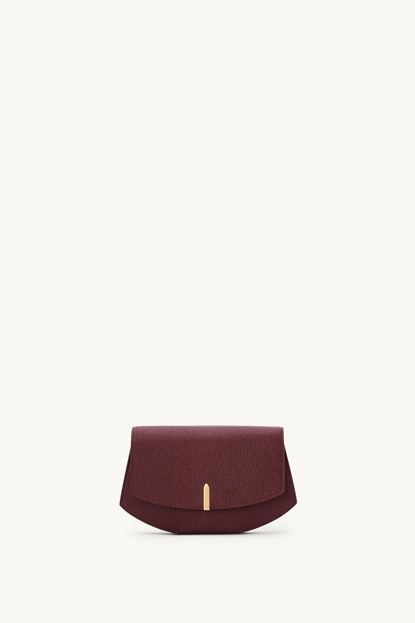 Florence Clutch in Burgundy Chevre