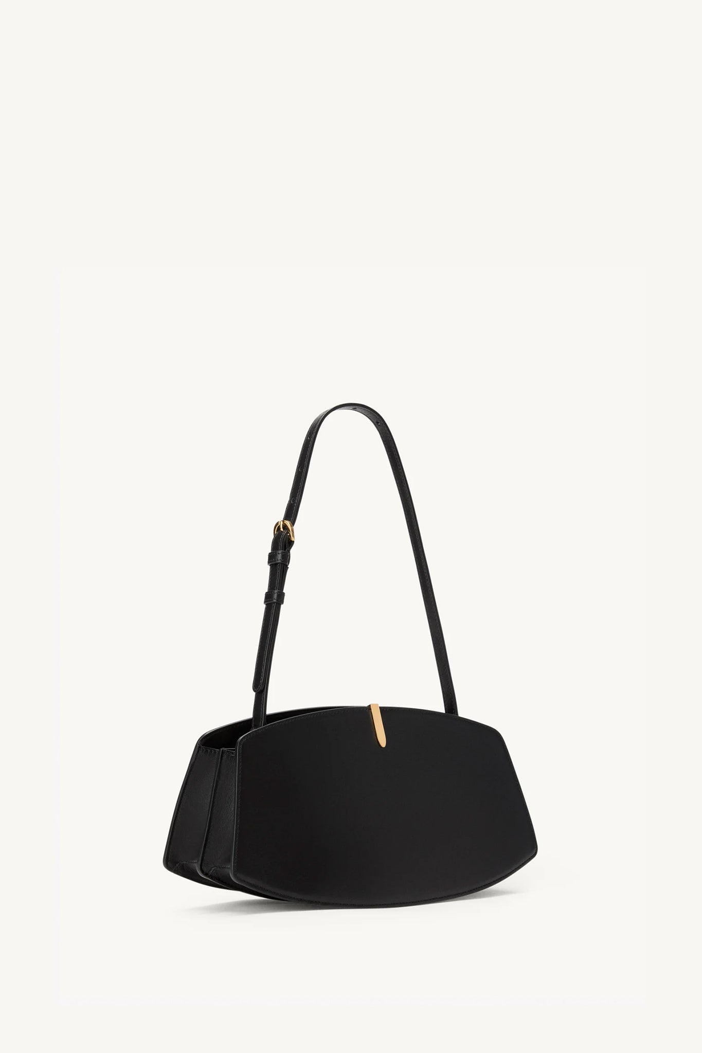 Florence Shoulder in Black Leather