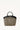 Large Tondo Tote in Suede w/ Black Leather Trim