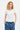 Anna Cap Sleeve Tee in Off-White