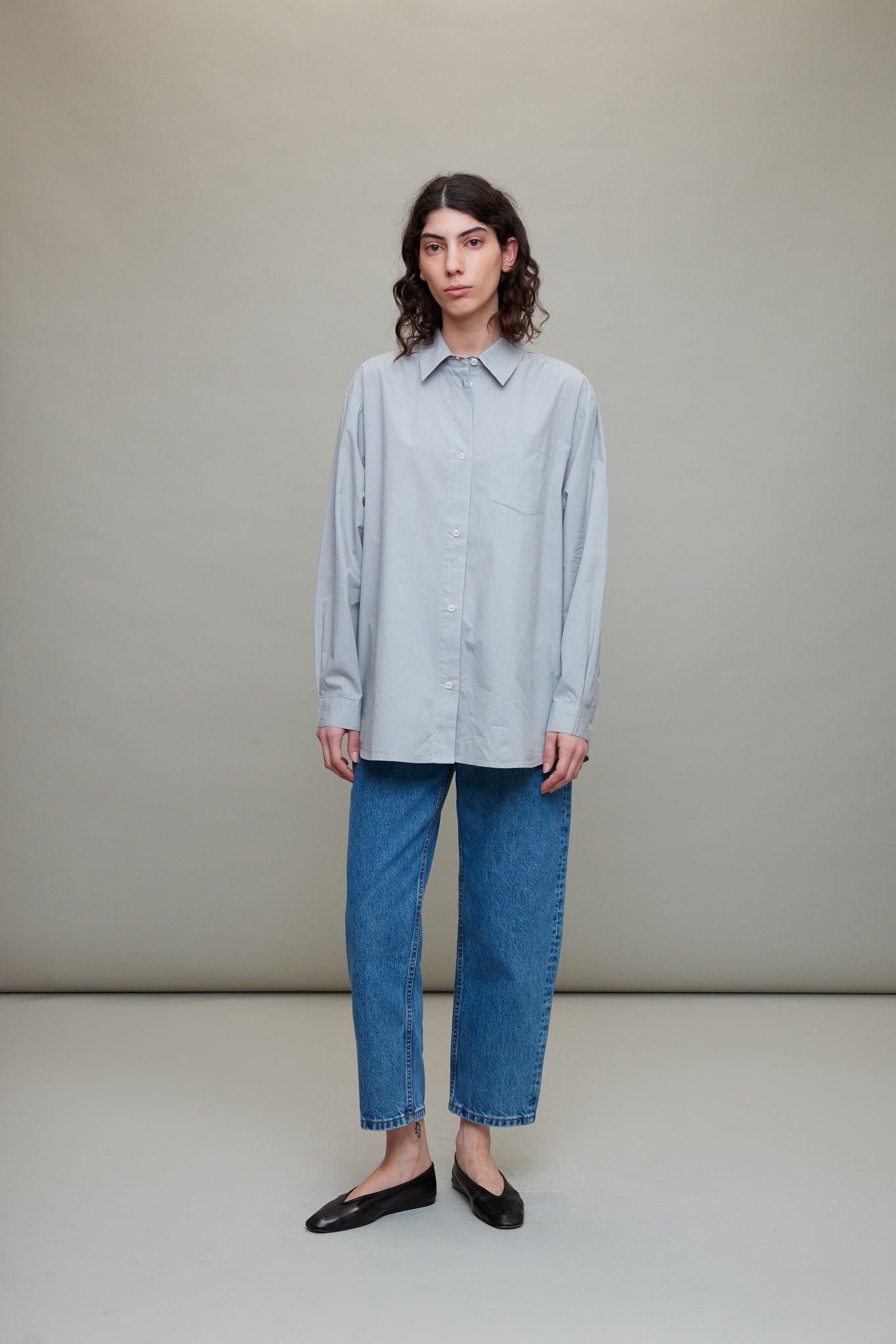 Edgar Shirt in Cloud Grey